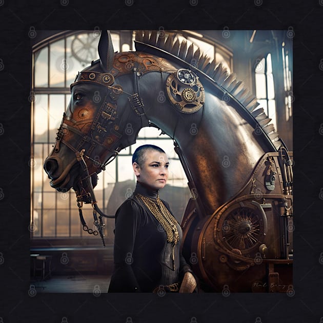 Sinead O'Connor Troy Steampunk by IconsPopArt